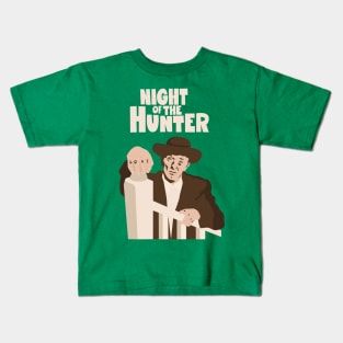 The Night of the Hunter: Robert Mitchum's Iconic Performance Kids T-Shirt